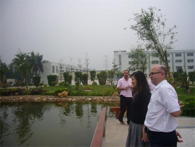 德國客商參觀mk体育-MKsports官网工業(yè)園